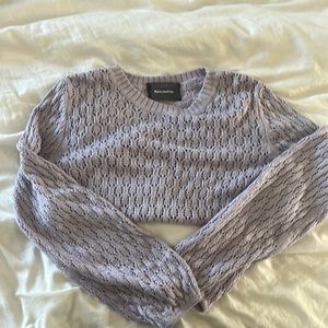 Reformation Lavender Knit Sweater